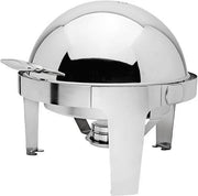 Browne - Rondo Round Chafer, w/Roll Top Cover, 7qt/6.6L, 22.5x20"/57.2x50.8cm, SS Home & Kitchen