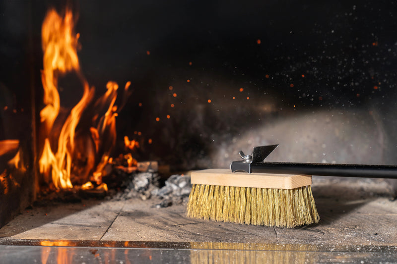 Browne - Rotating Brush, Brass Bristles on Wooden Head, 59" /149.9cm Home & Kitchen