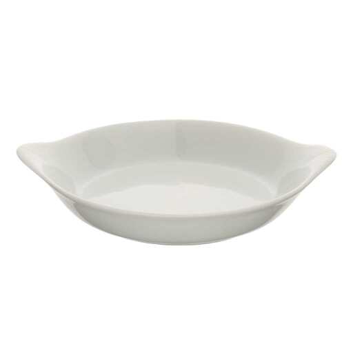 Browne - Round au Grantin Dish, 10oz, White Home & Kitchen