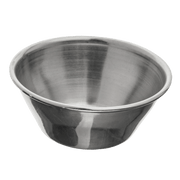 Browne - Sauce Cup, 4oz/118ml, 3.2"/8.1cm, SS, Mirror Finish Ext, Satin Finish Interior Home & Kitchen