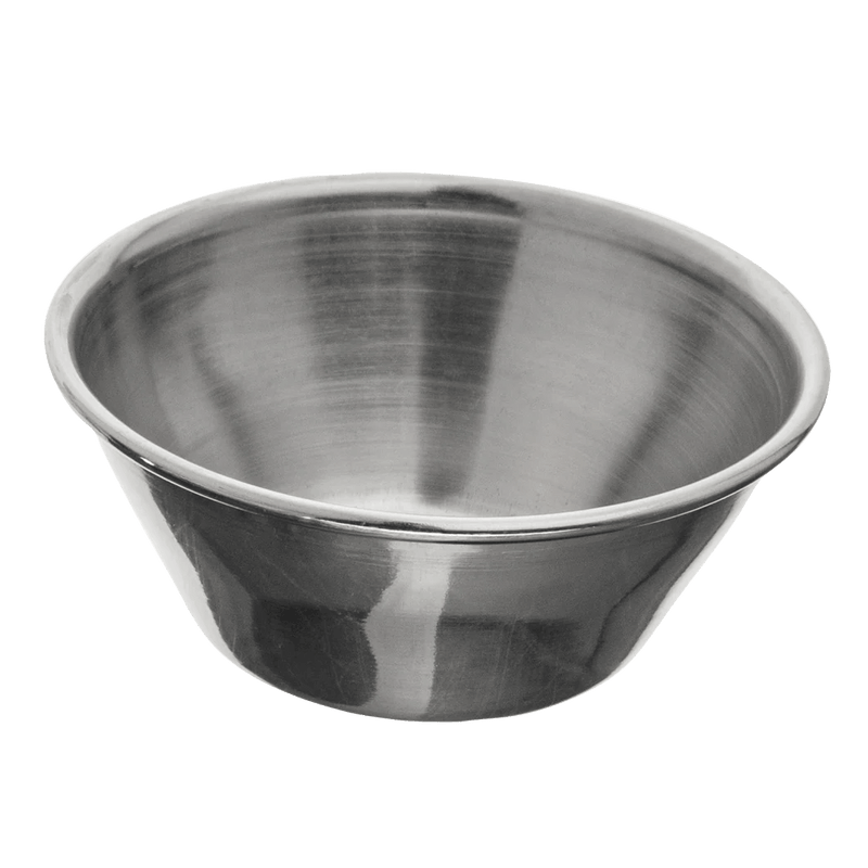 Browne - Sauce Cup, 4oz/118ml, 3.2"/8.1cm, SS, Mirror Finish Ext, Satin Finish Interior Home & Kitchen
