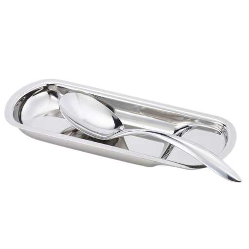 Browne - Spoon Rest, 10.5x4.5"/26.7x11.4cm, SS, Mirror Finish Home & Kitchen