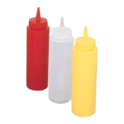 Browne - Squeeze Dispenser, 12oz/355ml, Polyethylene, Clear Home & Kitchen