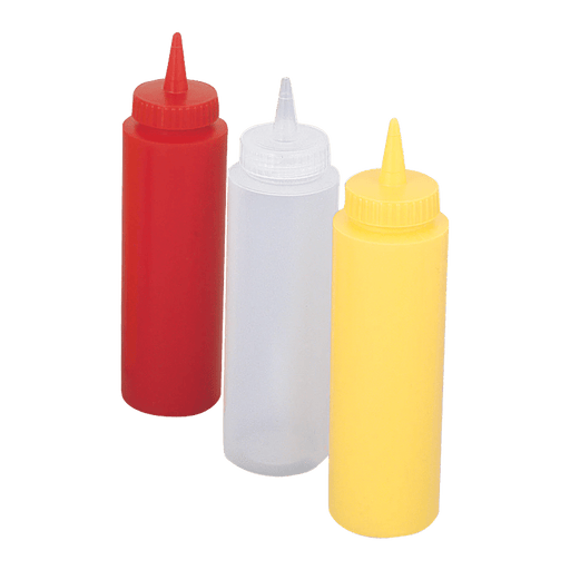 Browne - Squeeze Dispenser, 12oz/355ml, Polyethylene, Yellow Home & Kitchen