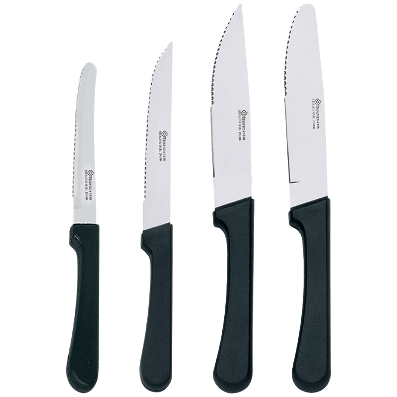 Browne - Steak Knive, Eldorado, Polypropylene handle, Rounded Blade, 10"/25.4cm, SS Home & Kitchen