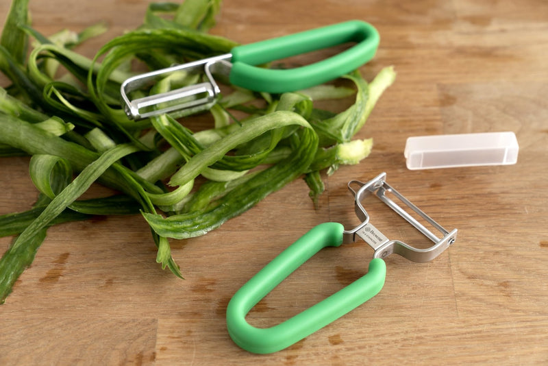 Browne - Straight Peeler - Scalpel Blade,6.5x1.2x0.4" / 16.5x3x1 cm - Green Home & Kitchen