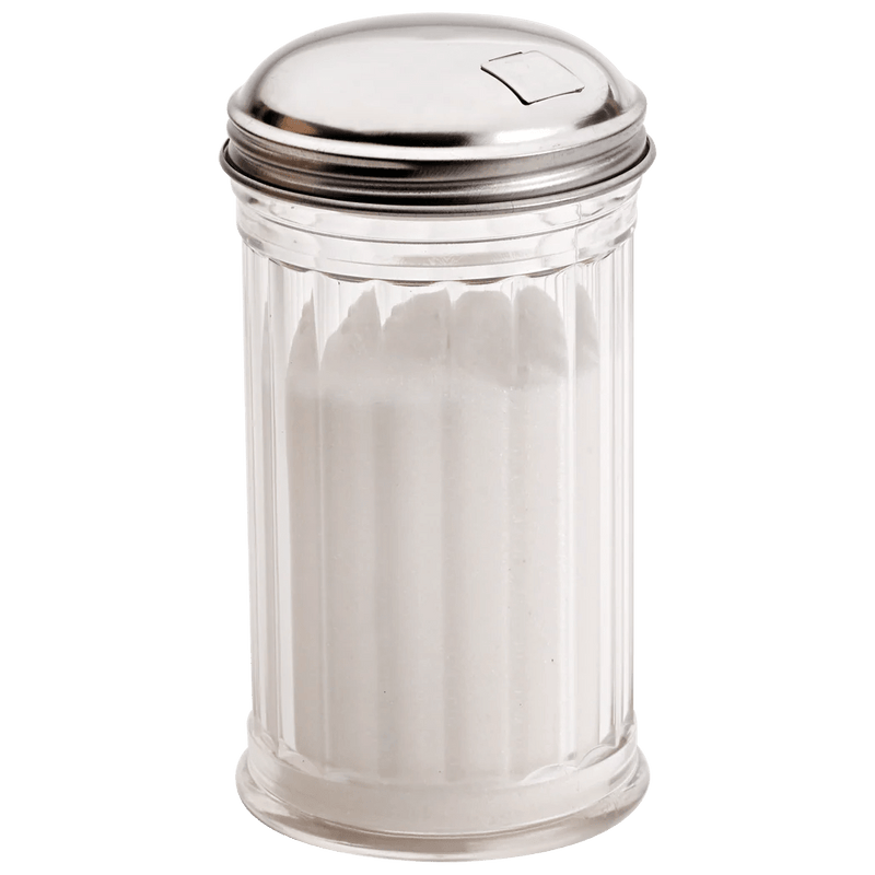 Browne - Sugar Pourer, Plastic, 12oz/355ml, 5.6"/14.2cm, SS Top, Self - Closing Side Spout Home & Kitchen