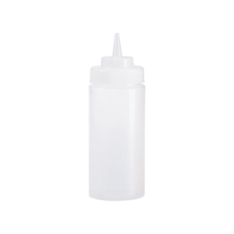 Browne - Wide Mouth Squeeze Bottle, 16oz/473ml, Set of 6, Clear Home & Kitchen