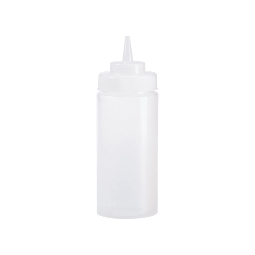 Browne - Wide Mouth Squeeze Bottle, 16oz/473ml, Set of 6, Clear Home & Kitchen