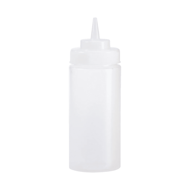 Browne - Wide Mouth Squeeze Bottle 24oz/710ml, Set of 6, Clear Home & Kitchen