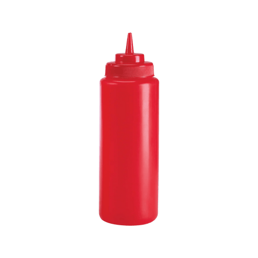 Browne - Wide Mouth Squeeze Bottle 24oz/710ml, Set of 6, Red Home & Kitchen