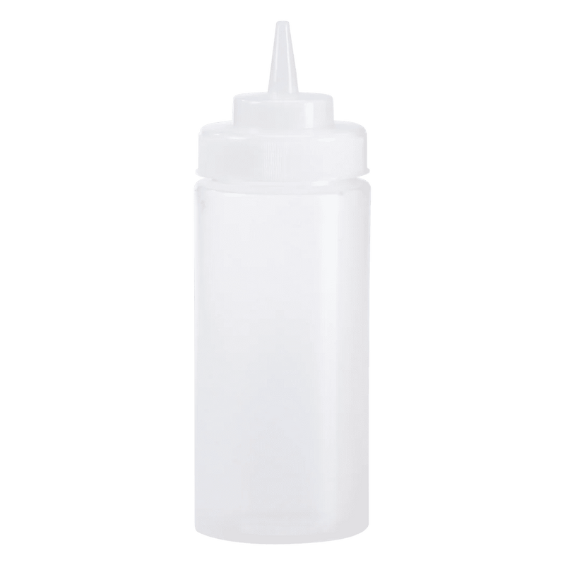 Browne - Wide Mouth Squeeze Bottle 32oz/946ml, Set of 6, Clear Home & Kitchen