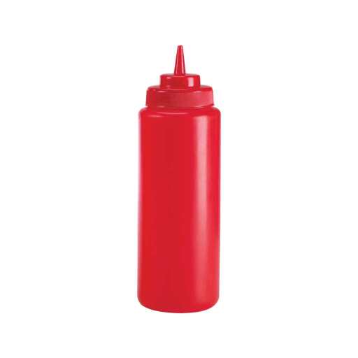 Browne - Wide Mouth Squeeze Dispenser, 24oz/710ml, Red Home & Kitchen