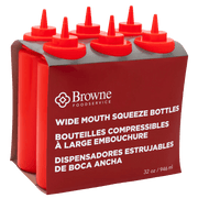 Browne - Wide Mouth Squeeze Dispenser, 32oz/946ml, Red Home & Kitchen