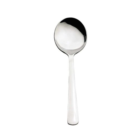 Browne - WIN2 Round Soup Spoon, 7.3"/18.4cm,18/0 SS, Mirror Finish Home & Kitchen