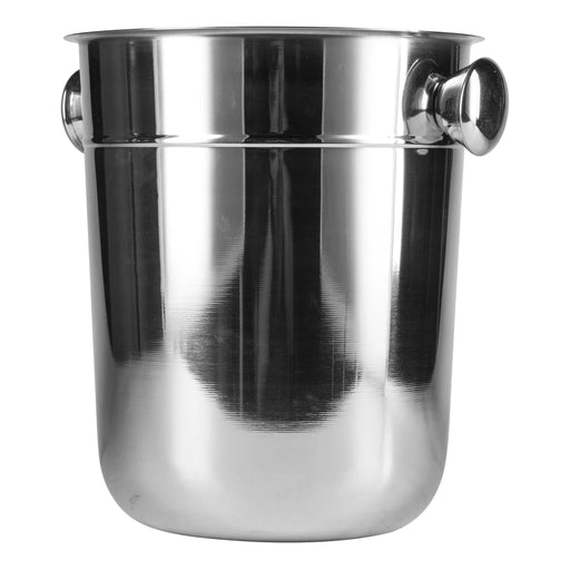 Browne - Wine Bucket, 9.5x8.8"/24x22cm, SS, Mirror Finish, w/Tubular Handle Home & Kitchen