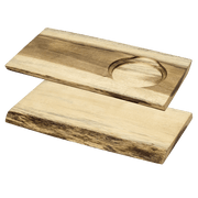 Browne - Wood Board w/1 Insert, Reversible, 11.75x6.5x0.75�/29.9x16.5x1.9cm, Acacia Home & Kitchen