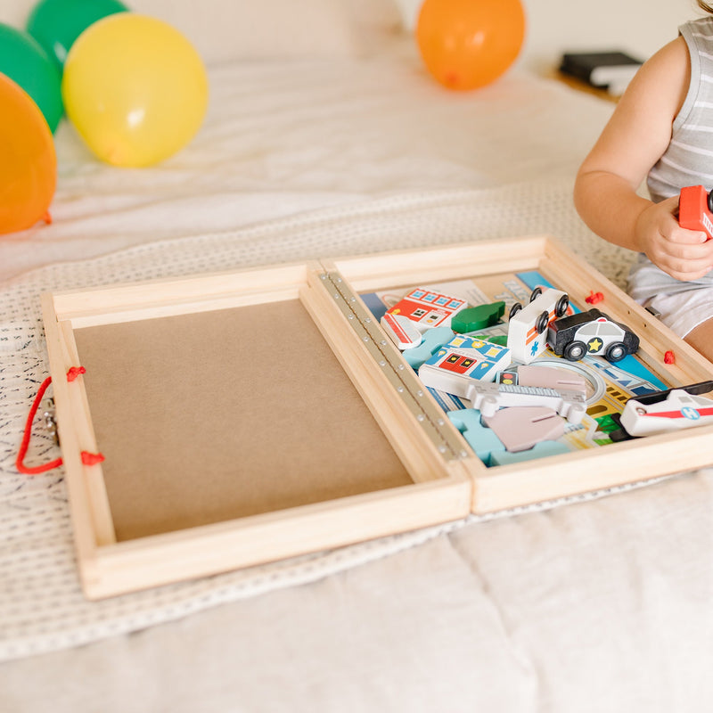 Melissa & Doug - Take-Along Town - in use during play