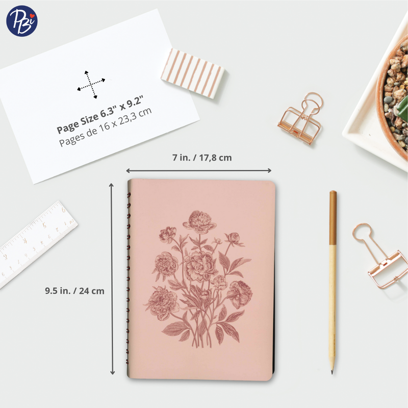 NOTEBOOK-LACE FLOWERS