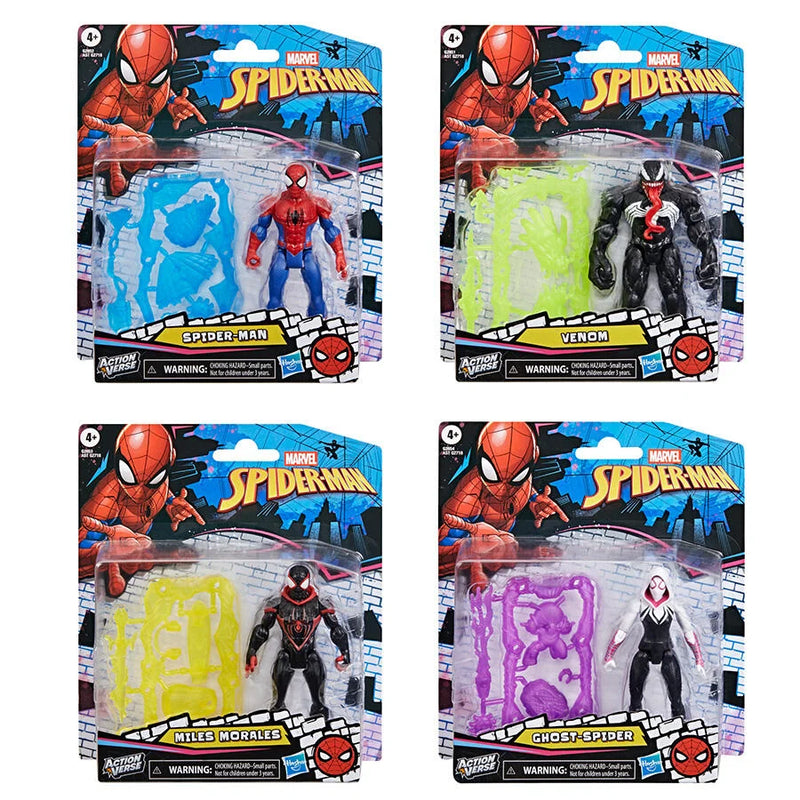 Hasbro - MARVEL - SPIDERMAN - 4.5"" ACTION GEAR FIG ASST