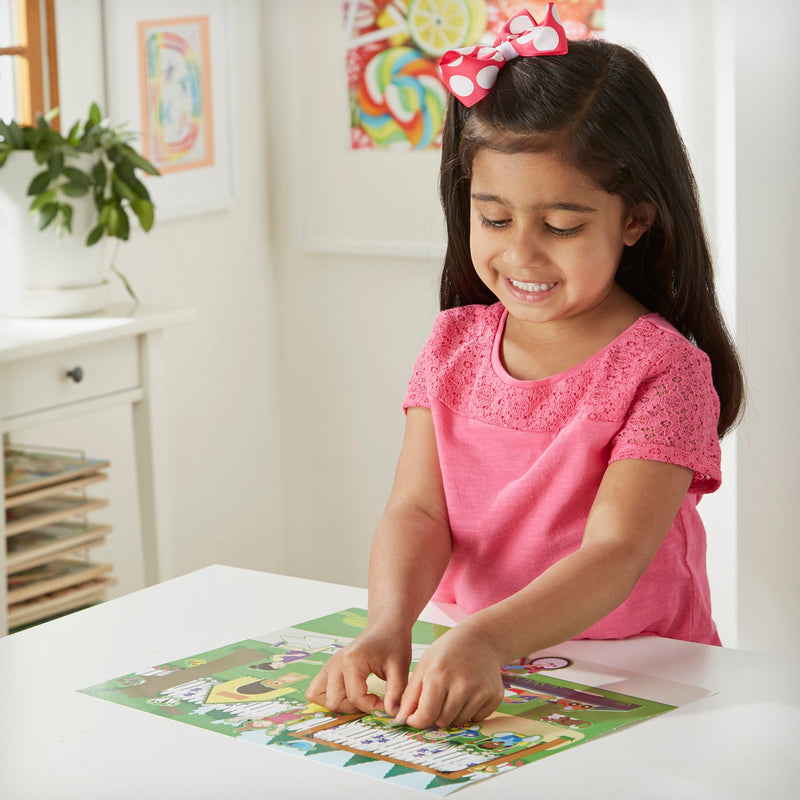 Melissa & Doug - Reusable Sticker Pad - Play House! - in use during play