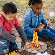 Melissa & Doug - Let's Explore Campfire S'Mores Play Set - in use during play
