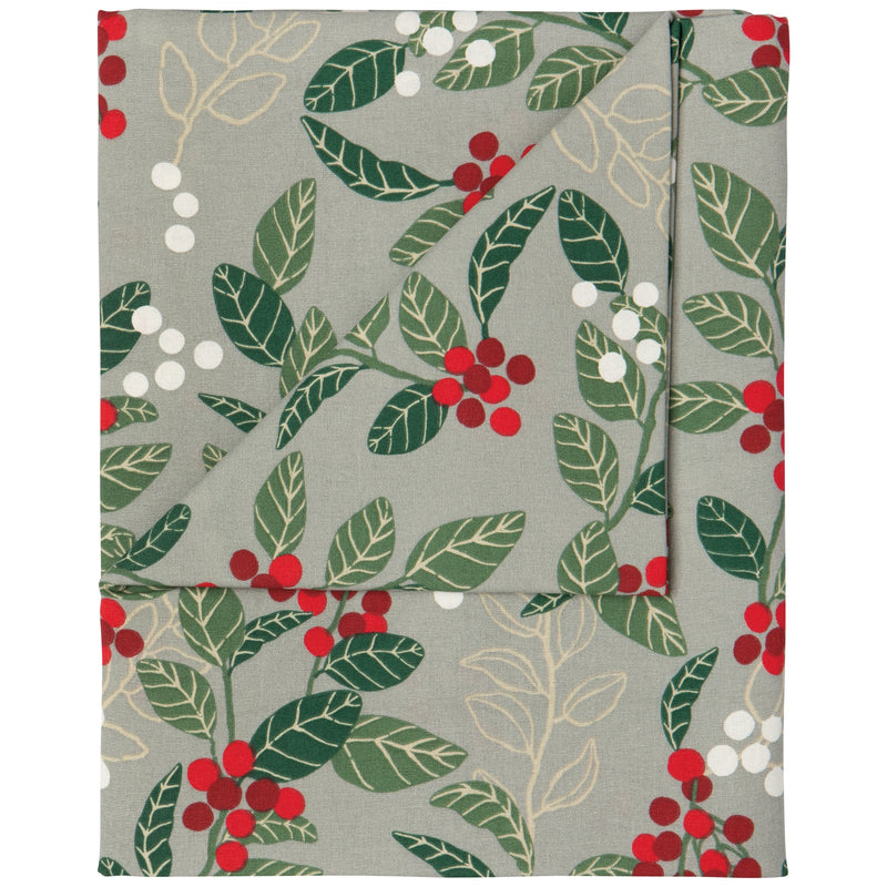 Now Designs by Danica - Merry Berry Christmas Tablecloth | 60x 84 in / 152.4 x 213.4 cm