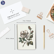 NOTEBOOK-BOTANICAL FLOWER