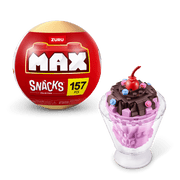 MAX BUILD Premium Snacks Series 1 – Ice Cream example with capsule; one random set included