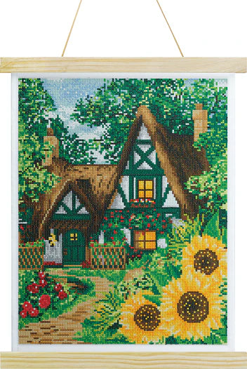Crystal Art - Scroll Kit: Woodland Thatch - Limolin 