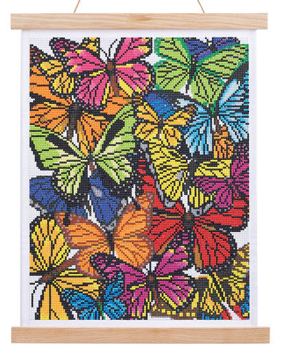 Crystal Art - Scroll Kit: Technicolour Kaleidoscope - Limolin 