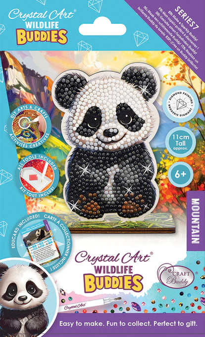 Crystal Art - Buddies - Baby Panda