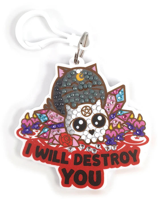 Crystal Art - Bag Charm - Fuzzballs (Assorted 30 in PDQ)