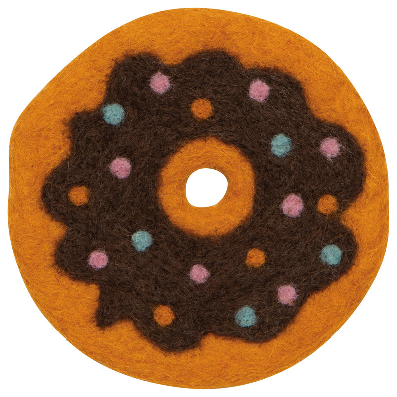 Jubilee - Donuts Felt Coasters Set of 4 Assorted