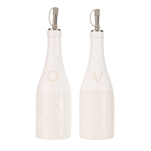 Captivate - Artisan Street Ceramic Oil & Vinegar Cruet Set Home & Kitchen