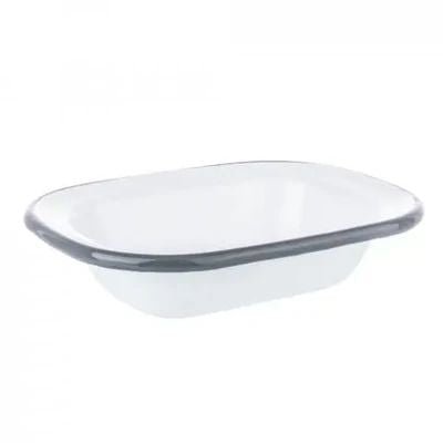 Captivate - Kitchen Pantry Enamel Pie Dish 20cm Home & Kitchen