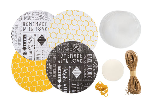 Captivate - Kitchen Pantry Jar Cover Set Assorted Home & Kitchen