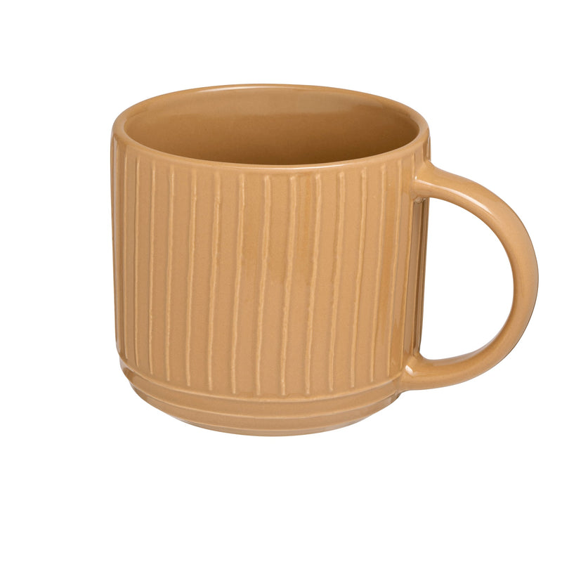 Captivate - Siip Embossed Mug Tan Lines Home & Kitchen