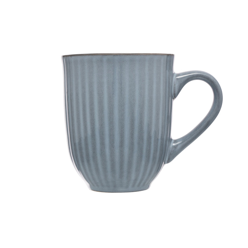 Captivate - Siip Mug Ribbed Blue Home & Kitchen