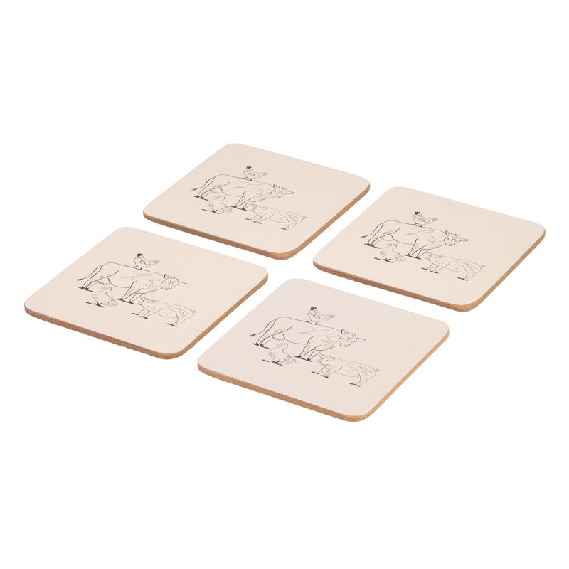 Captivate - Woodbury Lane Coasters x4 Animals