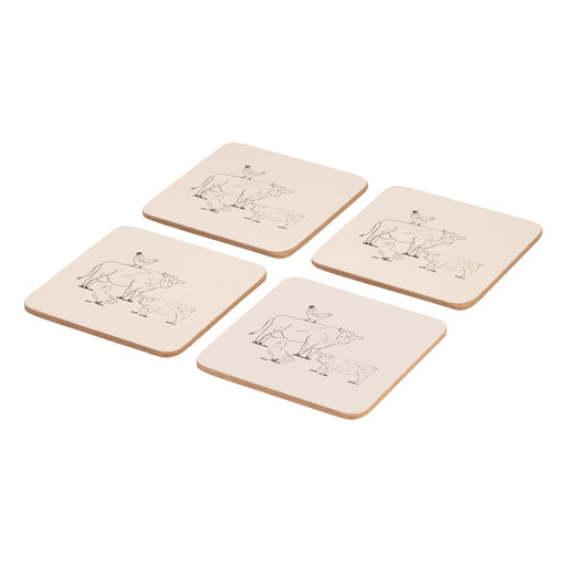 Captivate - Woodbury Lane Coasters x4 Animals