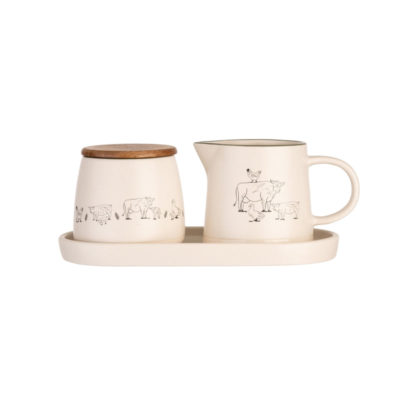 Captivate - Woodbury Lane Sugar & Milk Jug 4pc Set