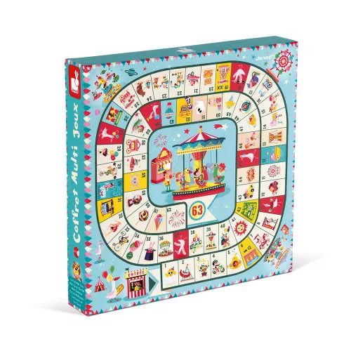 Janod - Carrousel Multi-Games BOX Set
