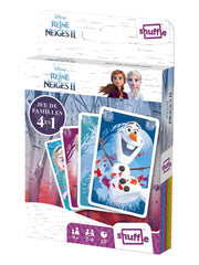 Cartamundi – Disney Frozen 2 – 4 - in - 1 Card Game Toys & Games