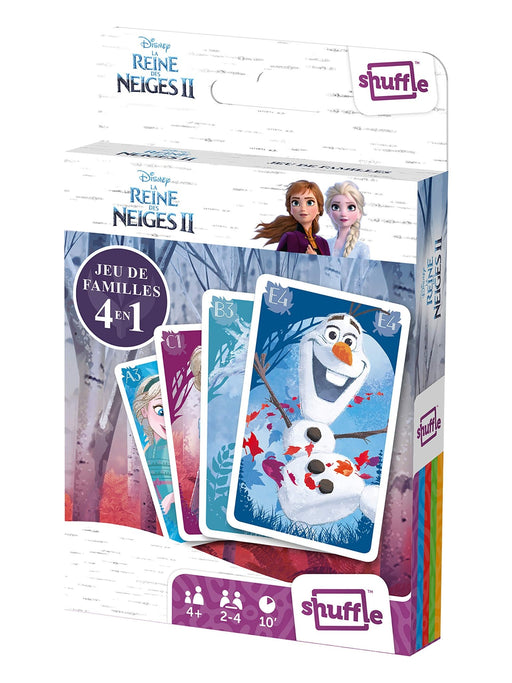 Cartamundi – Disney Frozen 2 – 4 - in - 1 Card Game Toys & Games
