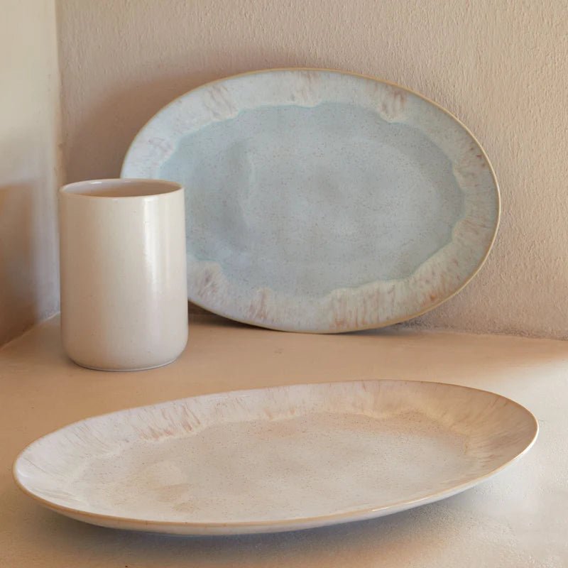 Casafina - Eivissa Oval Platter Home & Kitchen Sea Blue