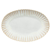 Casafina - Mallorca Oval Platter - 40.5 x 27.5 cm Home & Kitchen Sand Beige