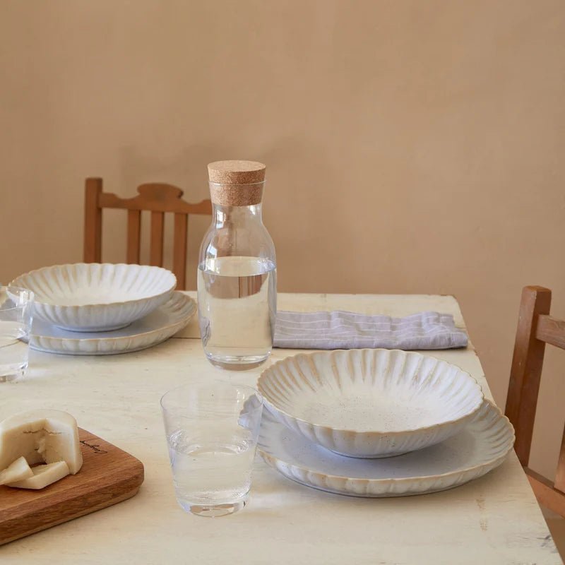 Casafina - Mallorca Sand Beige Dinner Plate Home & Kitchen