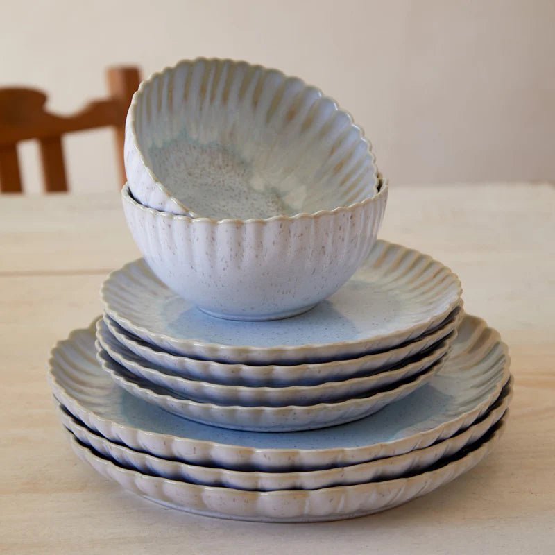 Casafina - Mallorca Sea Blue Dinner Plate Home & Kitchen
