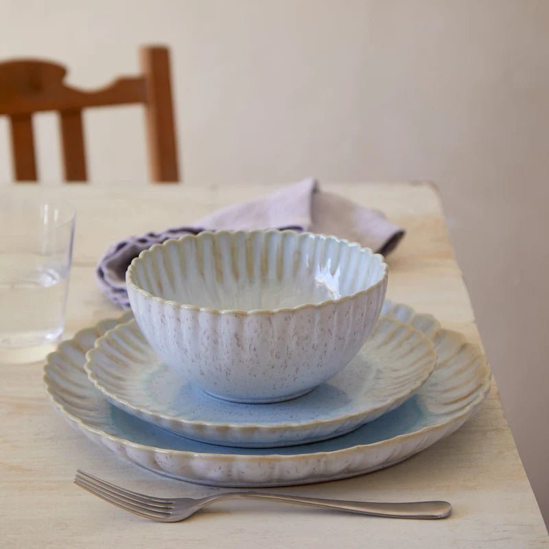 Casafina - Mallorca Sea Blue Dinner Plate Home & Kitchen